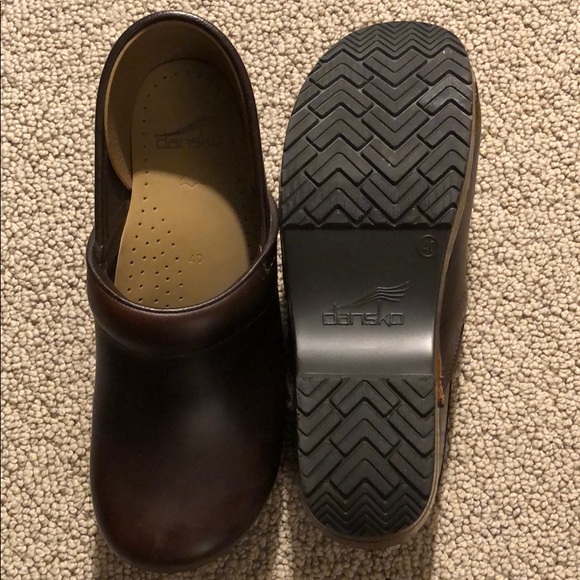 Dansko Shoes - Women’s Dansko Brown Leather Clog 40 EU 9.5-10 US